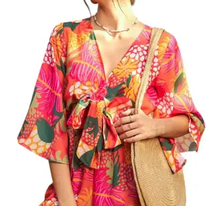 Sassafras Floral Tie Knot Playsuit